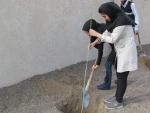 کاشت  نهال به مناسبت  روز درختکاری در آموزشکده فنی و حرفه ای دختران سبزوار