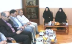 بازدیدجناب آقای مقصودی با مسئولین و کارکنان آموزشکده فنی و حرفه ای دختران سبزوار