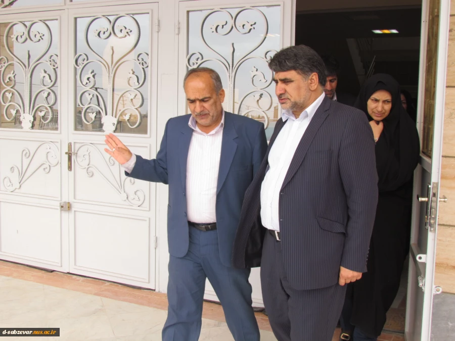بازدید جناب آقای مهندس سبحانی نماینده محترم شهرستان سبزوار در مجلس شورای اسلامی از آموزشکده دختران