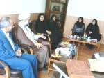 نشست صمیمانه مدیریت آموزشکده دختران وریاست دانشگاه جامعه المصطفی (سری لانکا)