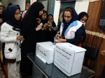 انتخابات کانون هلال احمر دانشجویی  با حضور مسولین  هلال احمر شهرستان