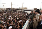 حضور رهبر فرزانه انقلاب در مناطق زلزله زده