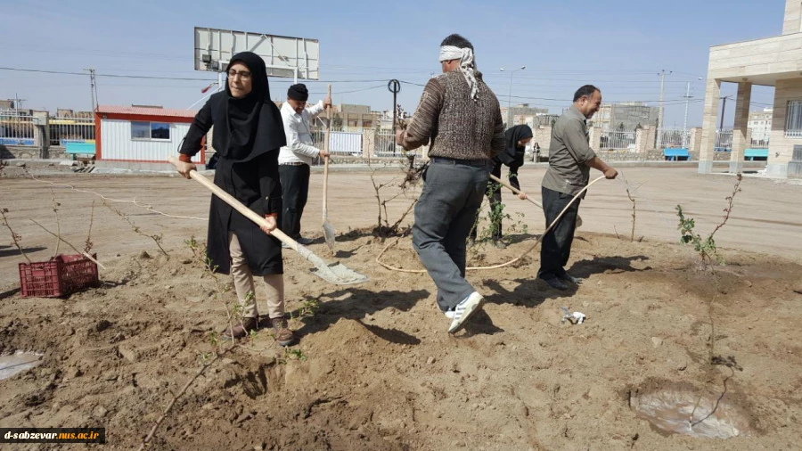 15 اسفند روز درختکاری با شعار هر دانشجو یک درخت