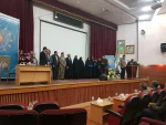 دریافت لوح تقدیر برای پوستر فعالیتهای فرهنگی