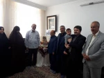 دیدار ریاست وپرسنل دانشکده های فنی سبزوار با خانواده محترم شهید مدافع حرم مهدی موحد نیا در روز جانباز