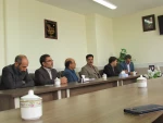 نشست صمیمی جناب آقای دکتر مهدی معاونت محترم دانشجویی وفرهنگی دانشگاه فنی کشور با پرسنل  دانشکده  های فنی سبزوار