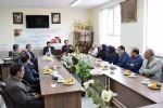 جلسه اداری اساتید و کارکنان دانشکده های فنی پسران و دختران سبزوار با جناب آقای دکتر مقصودی نماینده مردم شریف سبزوار در مجلس شواری اسلامی