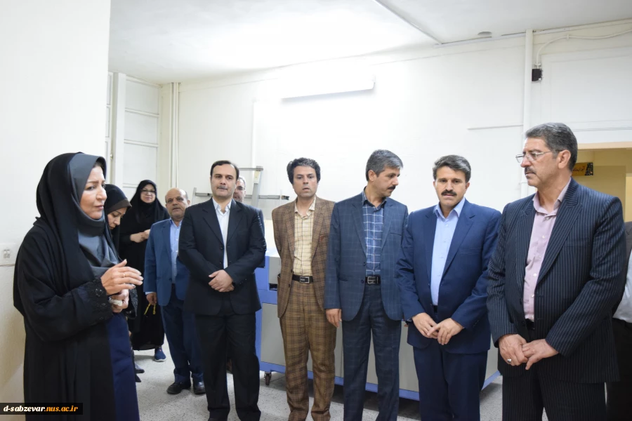 بازدید معاونت محترم اداری ،مالی و مدیریت منابع انسانی دانشگاه فنی و حرفه ای از آموزشکده های فنی سبزوار  2