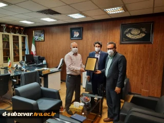 دیدار نماینده محترم شهرستان سبزوار جناب آقای دکتر محبی به همراه رئیس آموزشکده های فنی سبزوار جناب آقای دکتر خزاعی با ریاست محترم دانشگاه فنی و حرفه ای کشور جناب آقای دکتر صالحی عمران