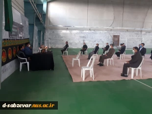 برگزاری مراسم زیارت عاشورا در دانشکده های فنی سبزوار همزمان با فرا رسیدن ایام سوگواری اربعین حسینی  3