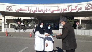 تجلیل از مقام پرستاران و مدافعان عرصه سلامت به مناسبت گرامیداشت روز پرستار در دانشکده های فنی و حرفه ای سبزوار  3