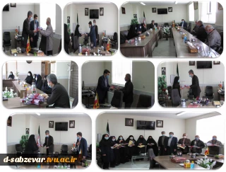 برگزاری نشست صمیمی مسئولین دانشکده های فنی و حرفه ای سبزوار با کارکنان خدماتی و تقدیر از زحمات ایشان