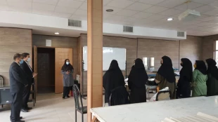 بازدید ریاست محترم دانشکده های فنی و حرفه ای سبزوار از روند حضوری شدن کلاس های آموزشی  7