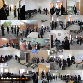 بازدید ناظران محترم هیات نظارت و ارزیابی دانشگاه فنی و حرفه ای از دانشکده های فنی سبزوار در راستای اجرای مصوبه ستاد ملی کرونا مبنی بر از سرگیری آموزش های حضوری