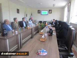 بازدید معاونت محترم پژوهشی دانشگاه فنی و حرفه ای استان خراسان رضوی و هیات همراه  از دانشکده های فنی و حرفه ای سبزوار  2