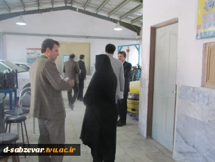 بازدید معاونت محترم پژوهشی دانشگاه فنی و حرفه ای استان خراسان رضوی و هیات همراه  از دانشکده های فنی و حرفه ای سبزوار  5