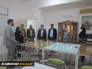 بازدید معاونت محترم پژوهشی دانشگاه فنی و حرفه ای استان خراسان رضوی و هیات همراه  از دانشکده های فنی و حرفه ای سبزوار  6