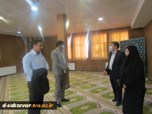بازدید معاونت محترم پژوهشی دانشگاه فنی و حرفه ای استان خراسان رضوی و هیات همراه  از دانشکده های فنی و حرفه ای سبزوار  8