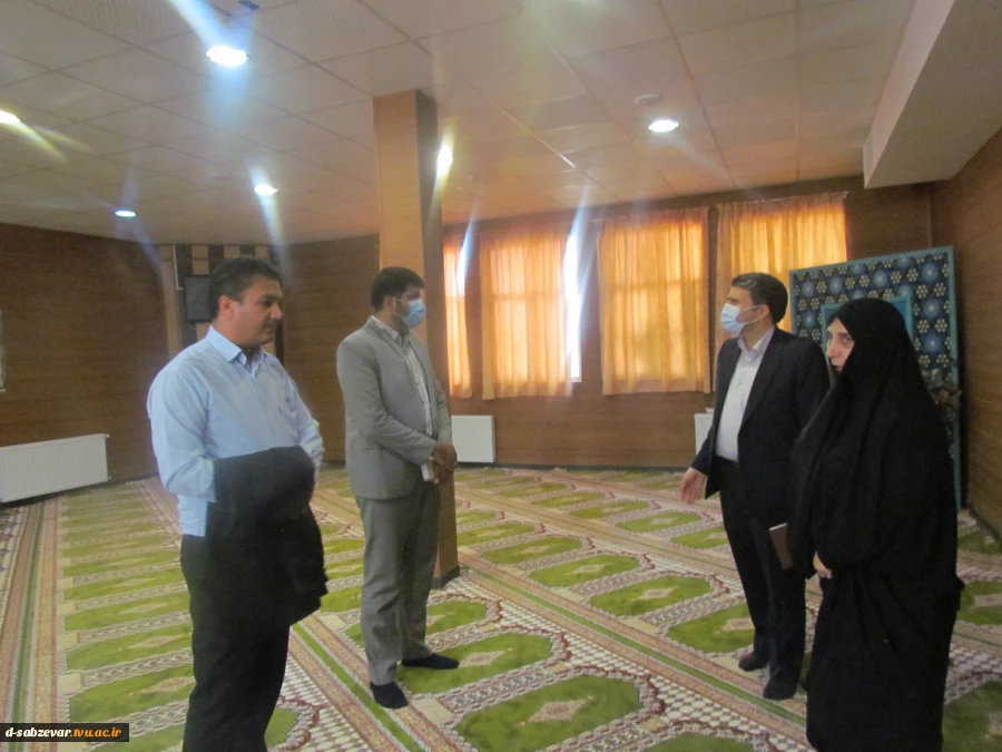 بازدید معاونت محترم پژوهشی دانشگاه فنی و حرفه ای استان خراسان رضوی و هیات همراه  از دانشکده های فنی و حرفه ای سبزوار  8