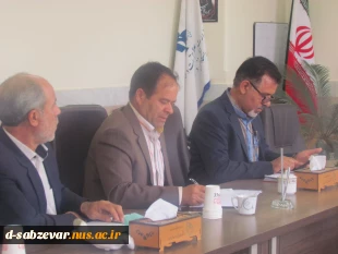 دیدار و گفتگوی روسای محترم دانشکده های فنی و حرفه ای و سازمان فنی و حرفه ای شهرستان سبزوار  5