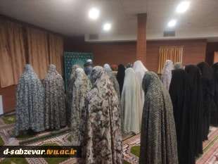 حضور جناب آقای رمضان زاده مسئول محترم  اجرایی دفتر نهاد نمایندگی مقام معظم رهبری استان خراسان رضوی  در جمع دانشجویان خوابگاهی 2