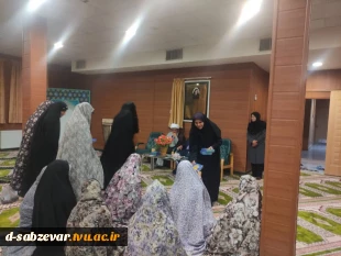 حضور جناب آقای رمضان زاده مسئول محترم  اجرایی دفتر نهاد نمایندگی مقام معظم رهبری استان خراسان رضوی  در جمع دانشجویان خوابگاهی 7