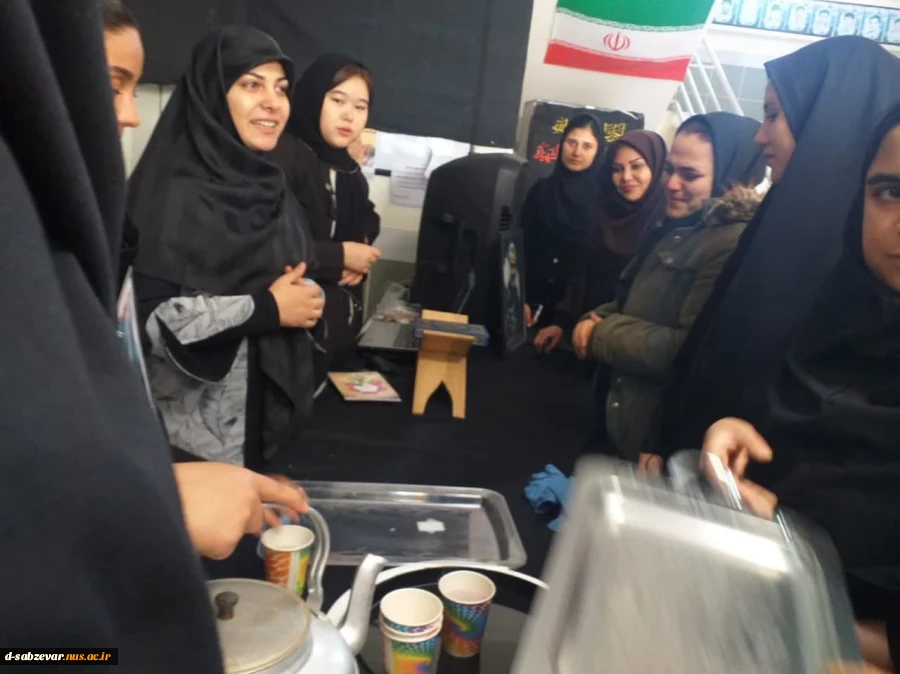 حرکت خودجوش دانشجویان محترم رشته ی تربیت کودک دانشکده فنی و حرفه ای دختران سبزوار در برگزاری مراسم سوگواری بانوی دوعالم حضرت فاطمه زهرا (س)  4