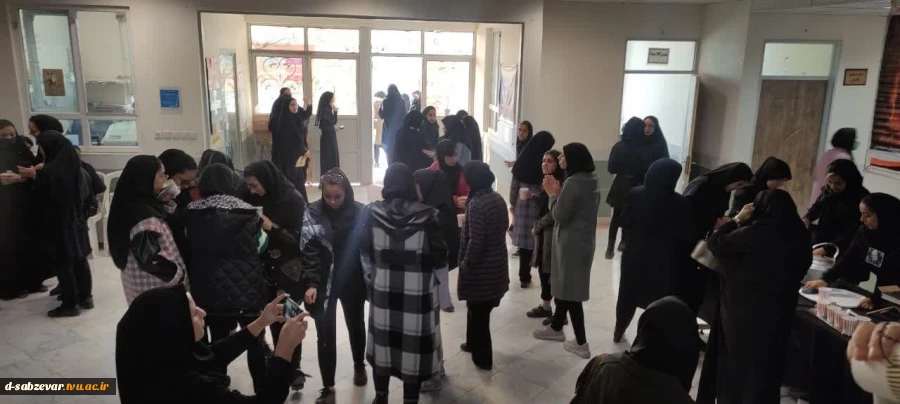 حرکت خودجوش دانشجویان محترم رشته ی تربیت کودک دانشکده فنی و حرفه ای دختران سبزوار در برگزاری مراسم سوگواری بانوی دوعالم حضرت فاطمه زهرا (س) 2