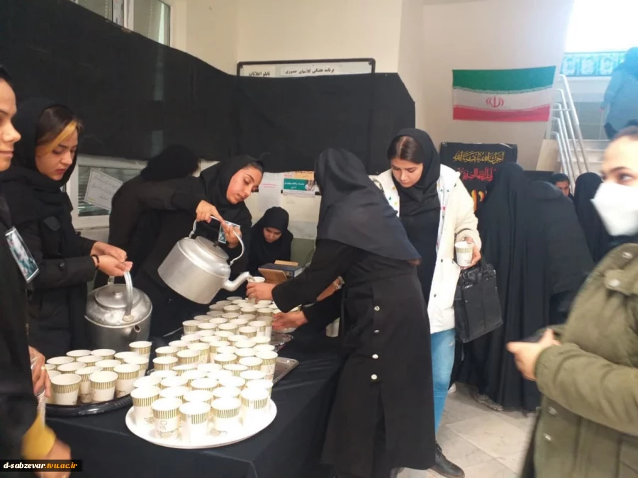 حرکت خودجوش دانشجویان محترم رشته ی تربیت کودک دانشکده فنی و حرفه ای دختران سبزوار در برگزاری مراسم سوگواری بانوی دوعالم حضرت فاطمه زهرا (س) 4