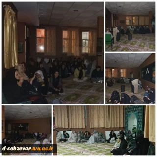 برگزاری   مراسم پرفیض احیای شب نوزدهم ماه مبارک رمضان همراه با قرائت قرآن در خوابگاه نیک اختر با حضور پرشوردانشجویان