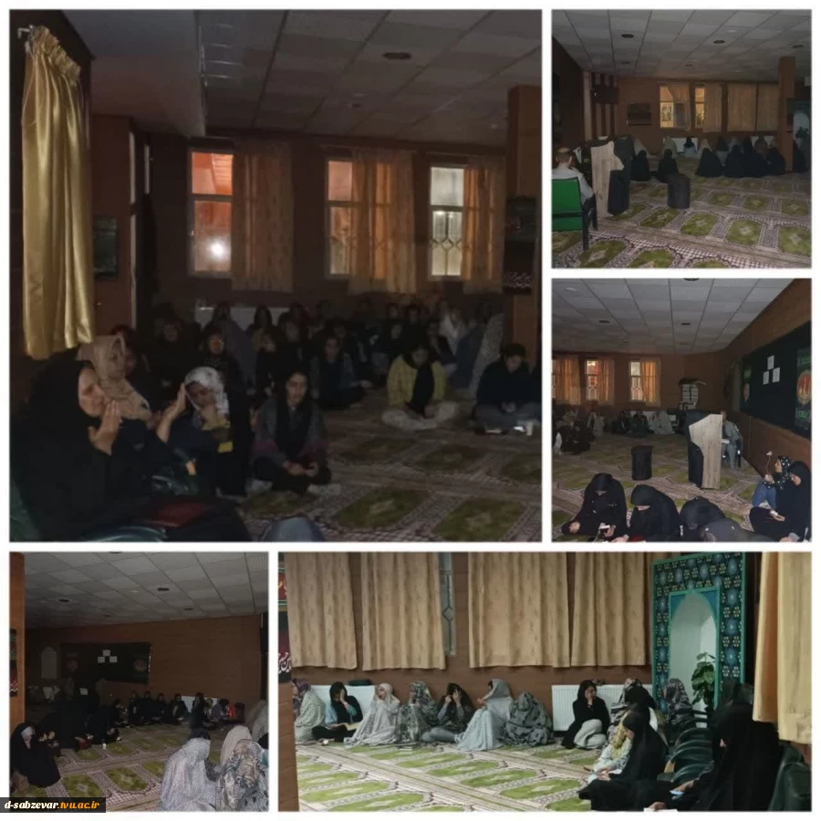 برگزاری   مراسم پرفیض احیای شب نوزدهم ماه مبارک رمضان همراه با قرائت قرآن درنمازخانه خوابگاه نیک اختر با حضور پرشوردانشجویان  2