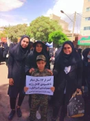 حضور پرشور دانشجویان مسئولین دانشکده فنی دختران سبزوار در راهپیمایی روز قدس  3
