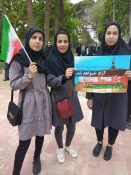 حضور پرشور دانشجویان مسئولین دانشکده فنی دختران سبزوار در راهپیمایی روز قدس  5