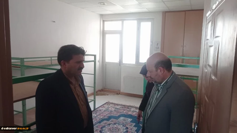 حضور معاونت محترم فرهنگی و دانشجویی دانشگاه فنی و حرفه ای جناب آقای دکتر جلیلی  در دانشکده های فنی و حرفه ای سبزوار 11
