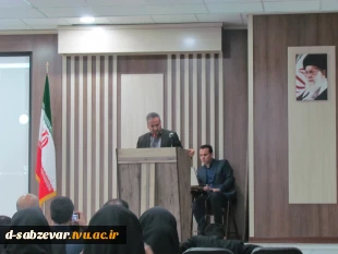 حضور معاونت محترم فرهنگی و دانشجویی دانشگاه فنی و حرفه ای جناب آقای دکتر جلیلی  در دانشکده های فنی و حرفه ای سبزوار 13