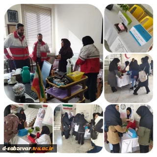  برگزاری انتخابات کانون های همیاران سلامت و هلال احمر دانشکده فنی و حرفه‌ای دختران سبزوار بصورت همزمان با همکاری تشکل های دانشجویی و حضور پرشور دانشجویان   در روز یکشنبه  مورخ 1402/09/06 