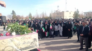 گزارش تصویری از مراسم وداع با شهید گمنام در آستانه سالروز شهادت حضرت فاطمه زهرا (س)  4