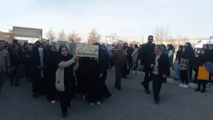 گزارش تصویری از مراسم وداع با شهید گمنام در آستانه سالروز شهادت حضرت فاطمه زهرا (س)  7