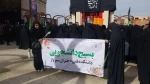 حضور پرشور و حداکثری اساتید ،کارکنان و دانشجویان دانشکده فنی و حرفه ای دختران سبزوار در مراسم تشییع شهدای گمنام  4