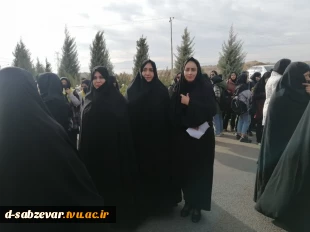 حضور پرشور و حداکثری اساتید ،کارکنان و دانشجویان دانشکده فنی و حرفه ای دختران سبزوار در مراسم تشییع شهدای گمنام 2