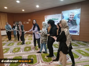  اداره فرهنگی دانشجویی دانشکده فنی دختران سبزوار با همکاری انجمن علمی تربیت بدنی به مناسبت گرامیداشت چهارمین سالگرد شهید سپهبد حاج قاسم سلیمانی برگزار نمود : 4