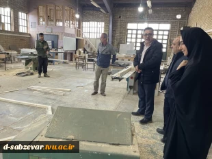 بازدید روسای دانشکده های فنی و حرفه ای سبزوار از سازمان فنی و حرفه ای شهرستان  2