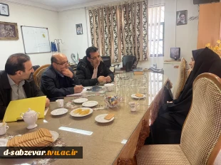 بازدید روسای دانشکده های فنی و حرفه ای سبزوار از سازمان فنی و حرفه ای شهرستان  4