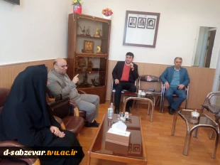 بازدید مسئولین محترم سازمان مرکزی دانشگاه فنی و حرفه ای کشور از دانشکده های فنی وحرفه ای سبزوار  7