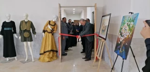 برپایی نمایشگاه دست ساخته های دانشجویی دانشجویان دانشکده فنی و حرفه ای دختران سبزوار  3
