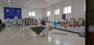 برپایی نمایشگاه دست ساخته های دانشجویی دانشجویان دانشکده فنی و حرفه ای دختران سبزوار  7