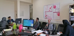 بازدید نمایندگان محترم هیات نظارت ، ارزیابی و تضمین کیفیت استان خراسان رضوی از دانشکده فنی و حرفه ای دختران سبزوار ب 2