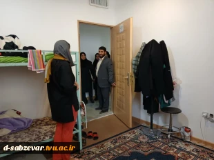 بازدید نمایندگان محترم هیات نظارت ، ارزیابی و تضمین کیفیت استان خراسان رضوی از دانشکده فنی و حرفه ای دختران سبزوار ب 12