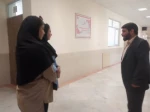 بازدید نمایندگان محترم هیات نظارت ، ارزیابی و تضمین کیفیت استان خراسان رضوی از دانشکده فنی و حرفه ای دختران سبزوار ب 16