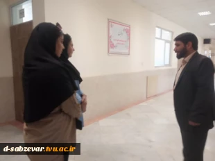 بازدید نمایندگان محترم هیات نظارت ، ارزیابی و تضمین کیفیت استان خراسان رضوی از دانشکده فنی و حرفه ای دختران سبزوار ب 16